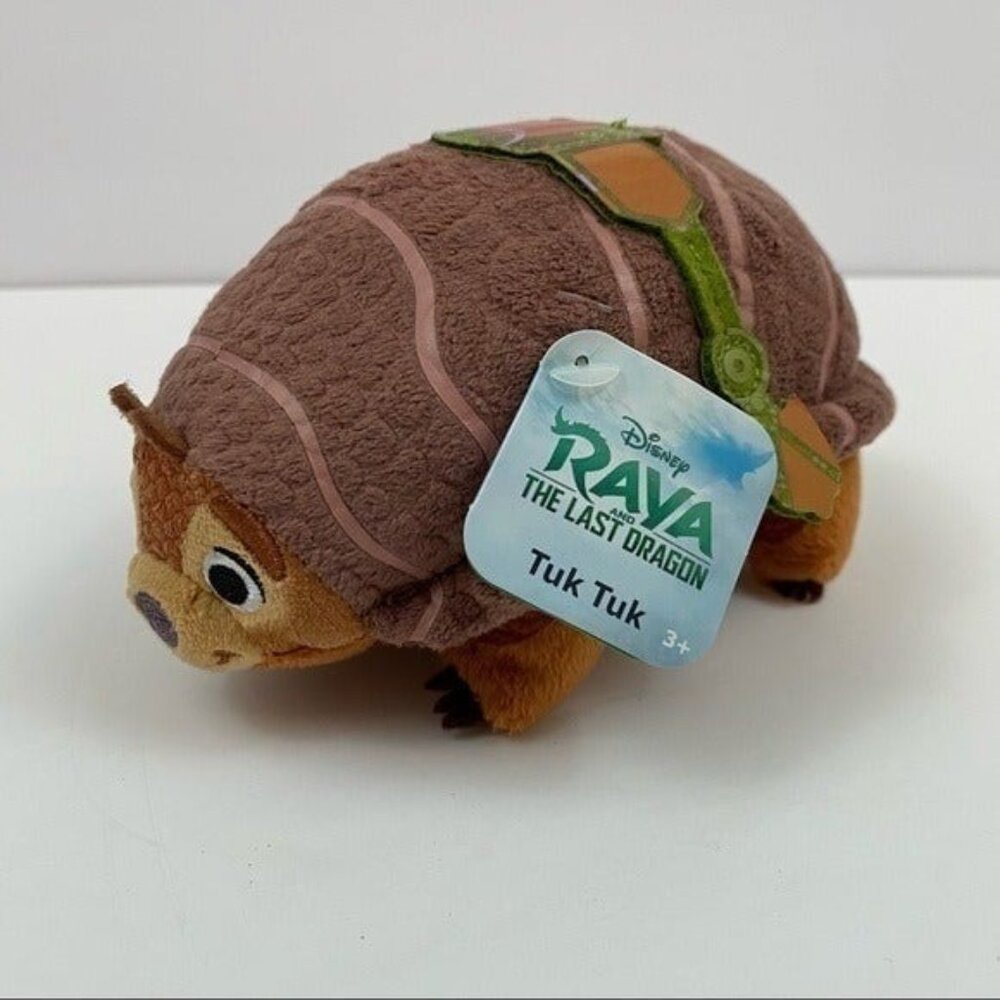 Disney Raya and the Last Dragon Tuk Tuk Plush Brown Stuffed Animal Ages 3+